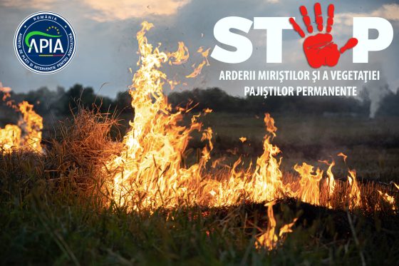 STOP Arderii Miriștilor, Vegetației Uscate și Deșeurilor
